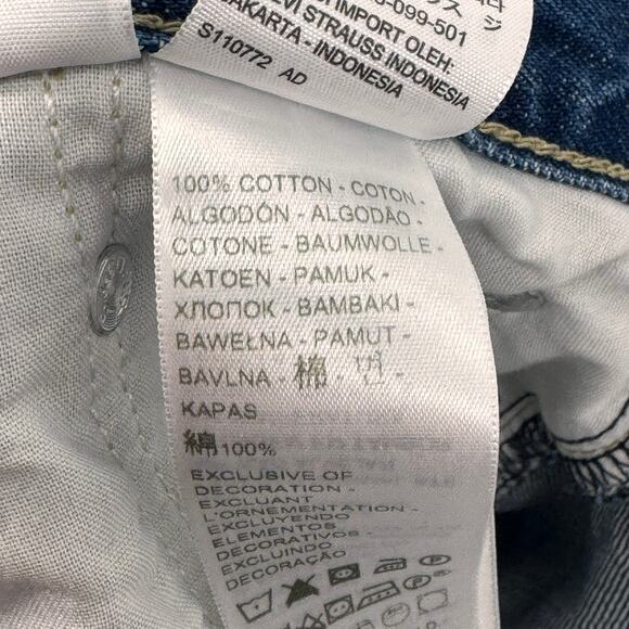 Levi's Low Pro Straight Jeans size 31 Blue - Picture 6 of 6